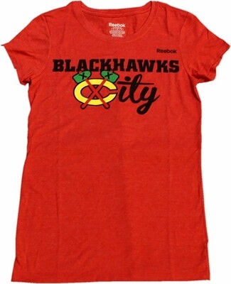Chicago Blackhawks City Women&#39;s Crew Neck T-shirt