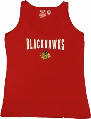 Chicago Blackhawks Red Ladies Tank Top