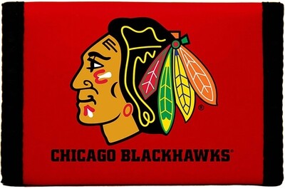 Chicago Blackhawks Nylon Wallet Red