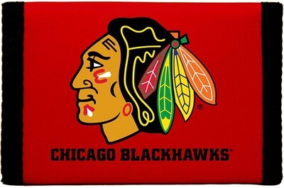 Chicago Blackhawks Nylon Wallet Red