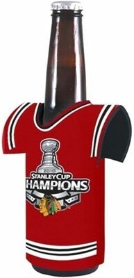 Chicago Blackhawks 2010 Stanley Cup Champions Bottle Jersey Cooler