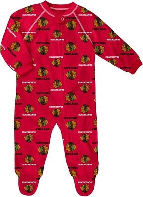 Chicago Blackhawks Red Raglan Coverall