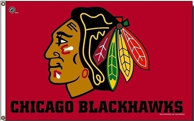 Chicago Blackhawks NHL 3 X 5 Flag