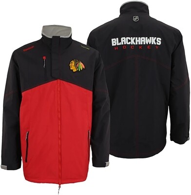 Chicago Blackhawks Mid-Weight Black Reebok Jacket