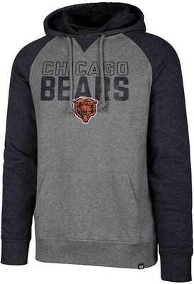 Chicago Bears Vintage Hoodie Match Raglan