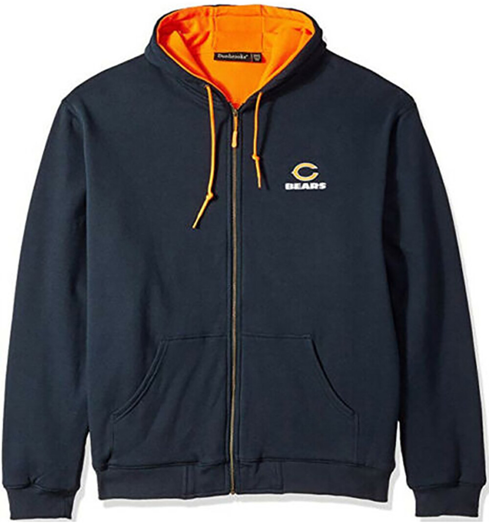 Chicago Bears Craftsman Full Zip Thermal Hoodie
