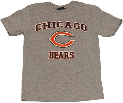 Chicago Bears Youth T-Shirt Grey C Logo