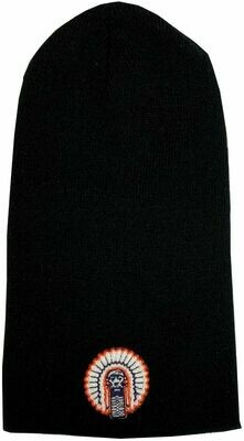 Illinois Fighting Illini Black Extra Long Slouch Knit Hat