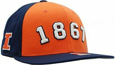 Illinois Fighting Illini Retro Dated Fitted Cap (7 1/4)