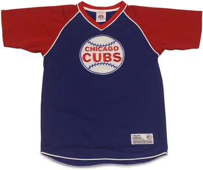 Chicago Cubs Baseball Pullover V-Neck Jersey