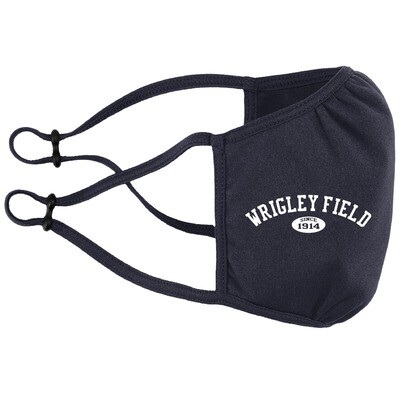 Wrigley Field Arched Performance Adjustable Navy Face Mask