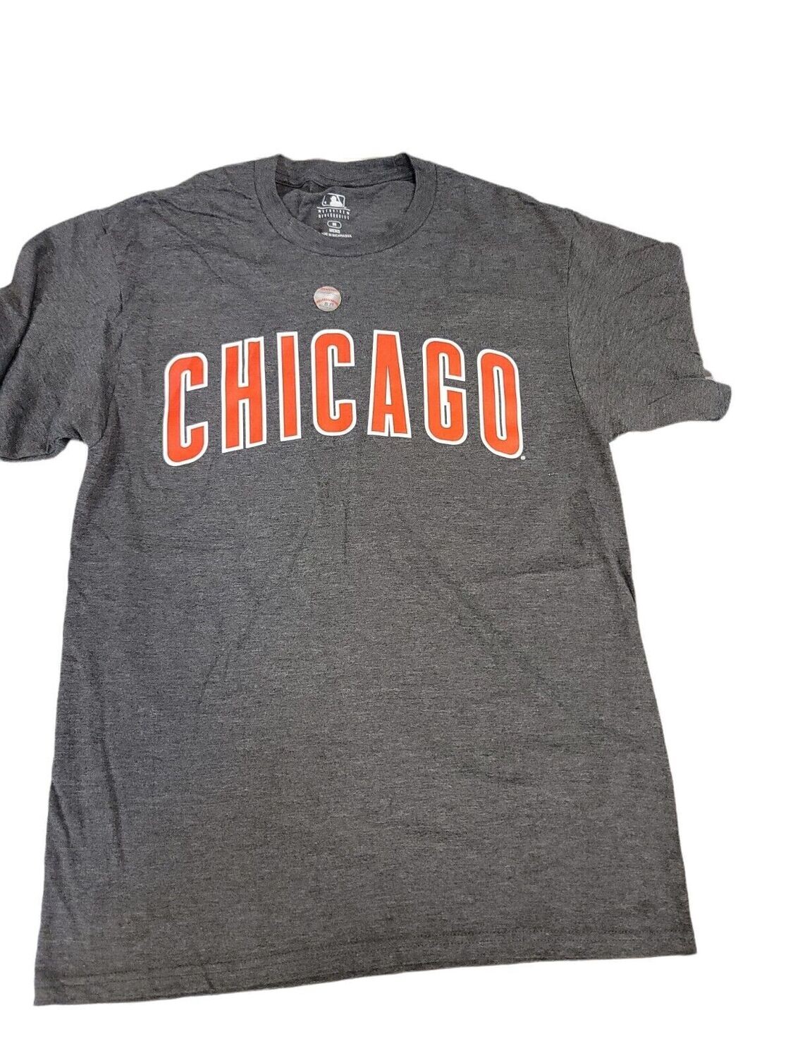 Chicago Cubs Grey T-Shirt Chicago Logo