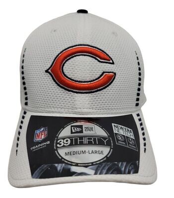Chicago Bears White Tiger New Era Flex Fit Hat