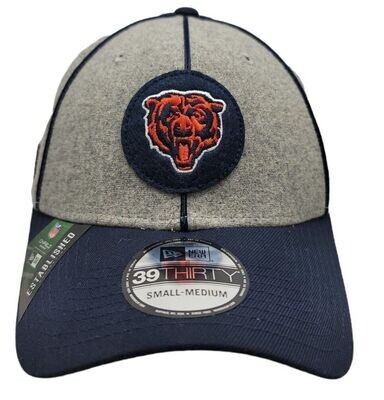 Chicago Bears Sideline On Field Flex Fit Hat 1920 Bear Head Logo
