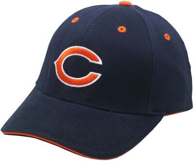 Chicago Bears Hat Brushed Adjustable Strap C Logo