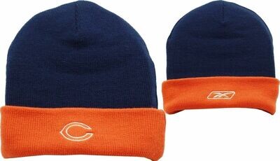 Chicago Bears 2-Tone Cuffed Reebok Knit Cap