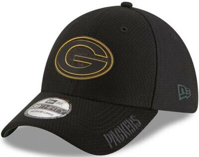Green Bay Packers Training Camp Flex Fit Hat Black