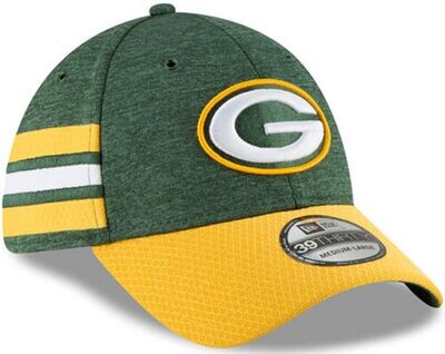 Green Bay Packers Sideline Flex Fit Hat On Field