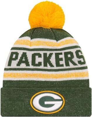 Green Bay Packers Cuffed Pom Knit Hat Toasty Cover