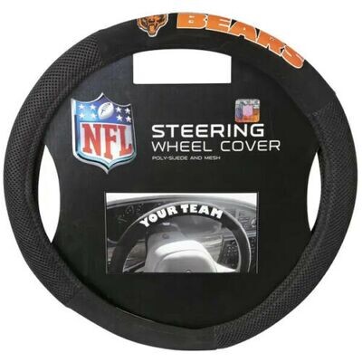 Chicago Bears NFL Poly-Suede Steering Wheel Cover