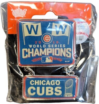 Chicago Cubs 2016 World Series Champions Pin Dangler