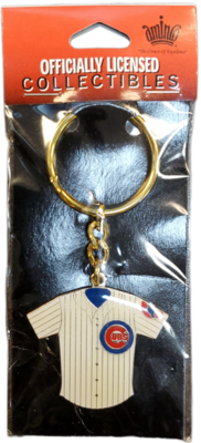 Chicago Cubs Jersey Keychain