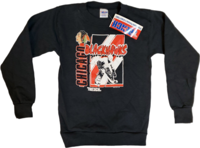 Vintage Chicago Blackhawks Youth Crewneck Sweatshirt