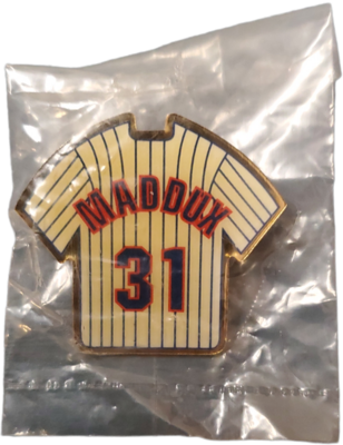 Chicago Cubs Greg Maddux #31 Jersey Lapel Pin