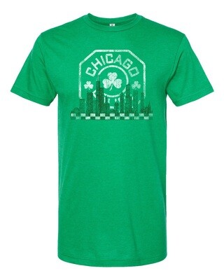 Irish Chicago Police City Skyline T-Shirt