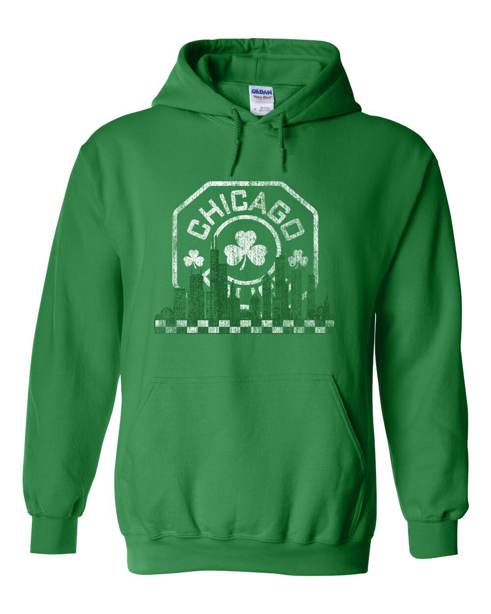 Irish Chicago Police City Skyline Pullover Hoodie