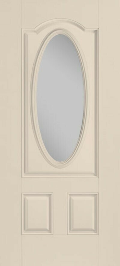 3 Panel Arch 3/4 Oval Clear