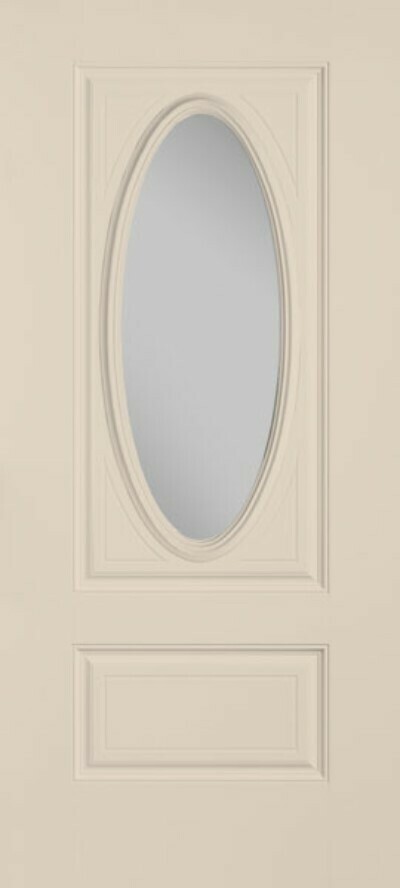 2 Panel 3/4 Oval Clear