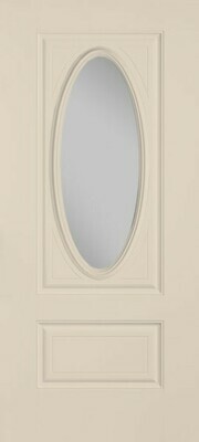 2 Panel 3/4 Oval Clear