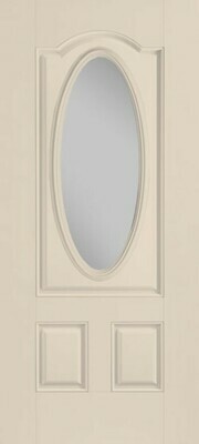2 Panel 3/4 Oval Clear