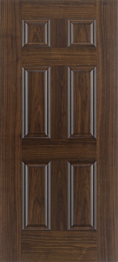 6 Panel Walnut