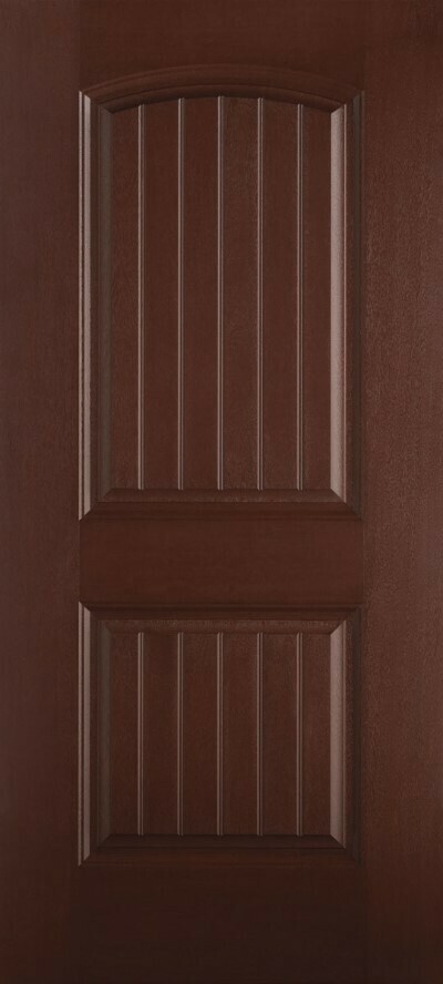 2 Panel Plank Cam Top Walnut
