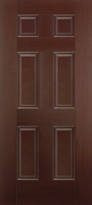 6 Panel Mahogany