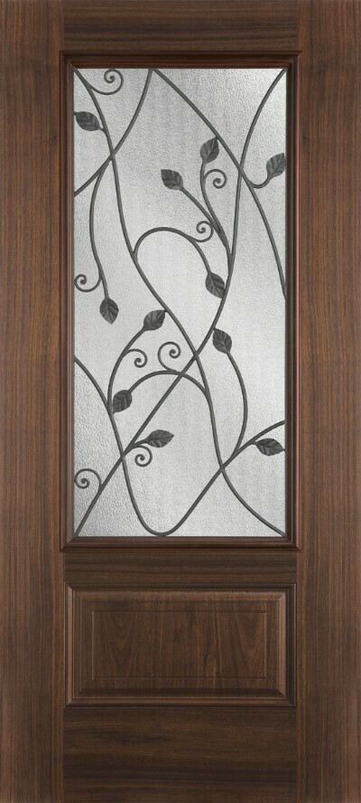 1 Panel 3/4 Lite Walnut