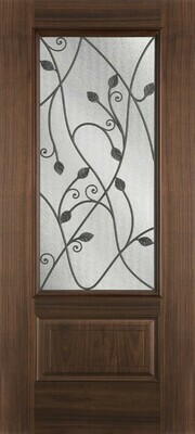 1 Panel 3/4 Lite Walnut
