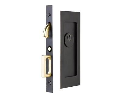 EMTEK Pocket Door Mortise - Modern Rectangular