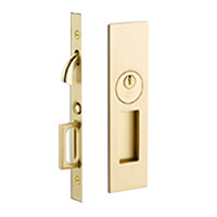 EMTEK Pocket Door Mortise - Narrow Modern Rectangular