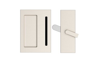 EMTEK Flush Pull with Integrated Strike