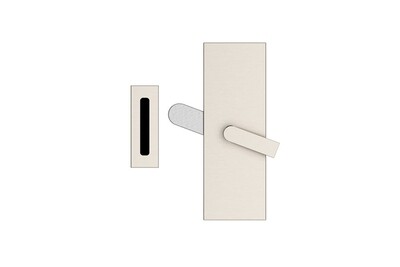 EMTEK Modern Rectangular Barn Door Privacy Lock
