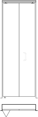 2 Panel Closet Door
