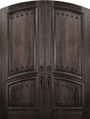 Arch Top 2 Panel Double with Clavos