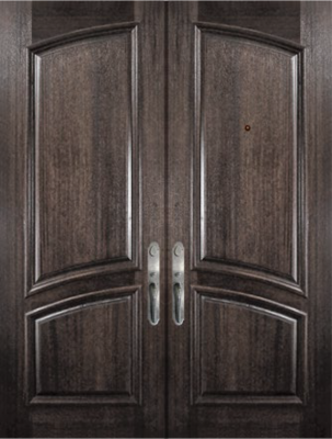 Square Top Arch 2 Panel Double