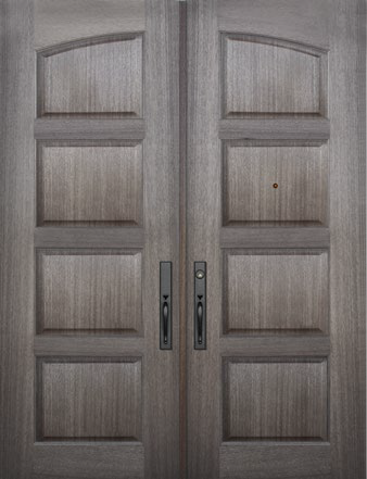 Square Top Arch 4 Panel Double