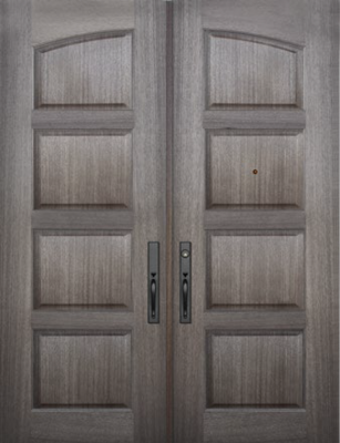 Square Top Arch 4 Panel Double