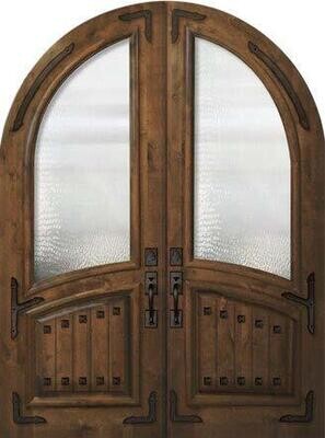 Round Top Double with Raised Moulding