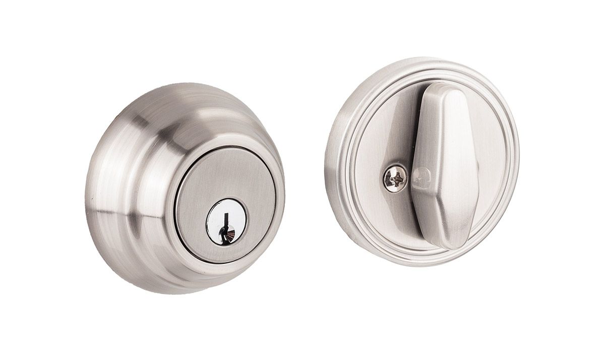 Elegance Deadbolt, Available Finishes: Satin Nickel
